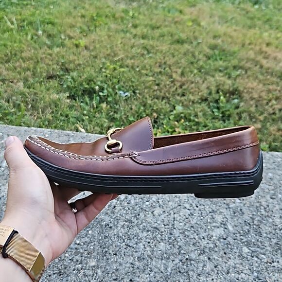 Gucci Brown Horsebit Loafers 0424B size 8 - Picture 11 of 16